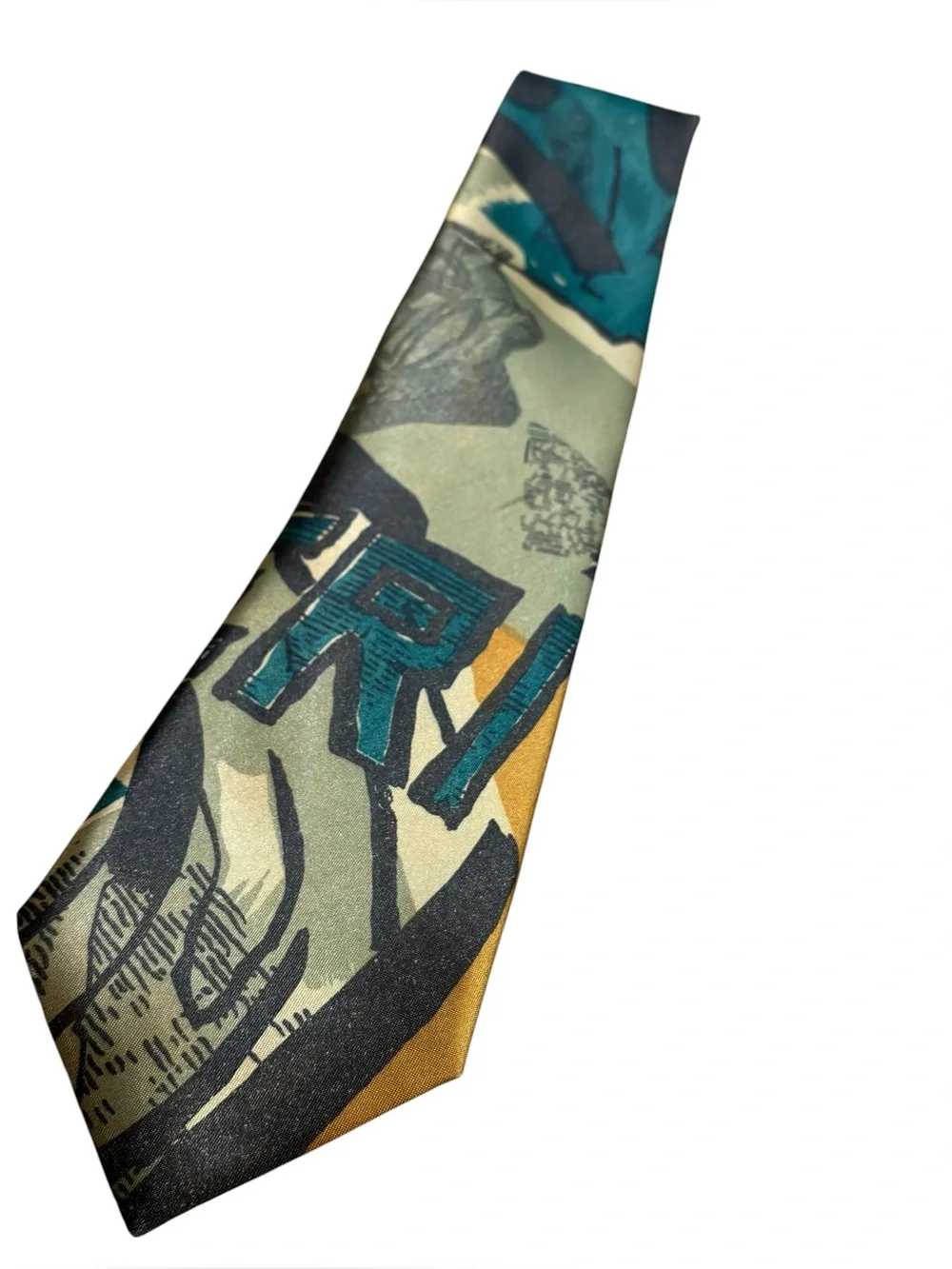 Vintage Axtron 100% Italian Silk Neck Tie‎
